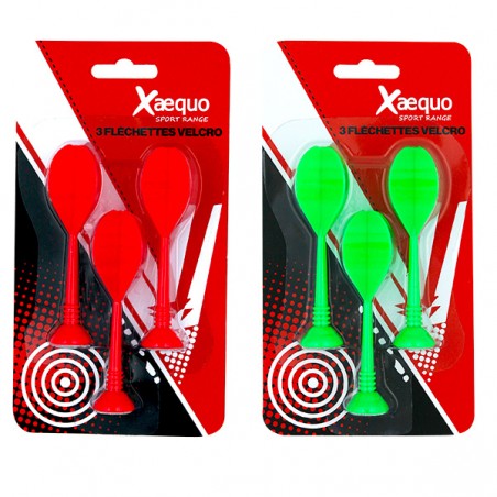  3 FLECHETTES VELCRO