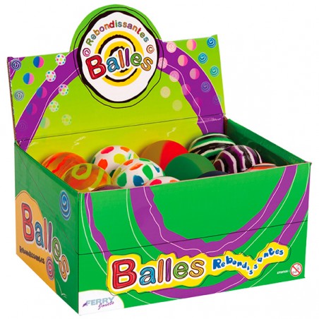  BALLES REBONDISSANTES D50MM - DB24