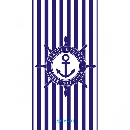  SERVIETTE MICROFIBRE ANCRE 70 X 140 CM