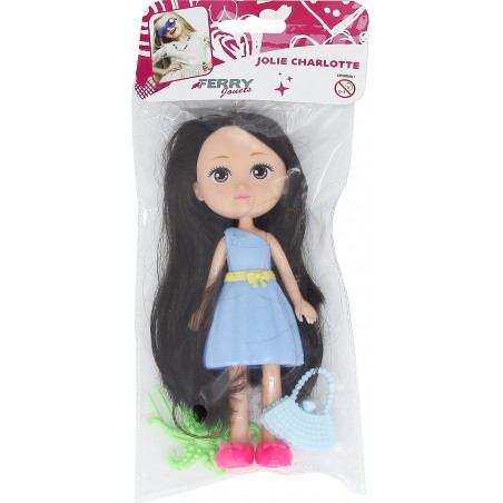  JOLIE CHARLOTTE POUPEE 16 CM+ACCESSOIRES