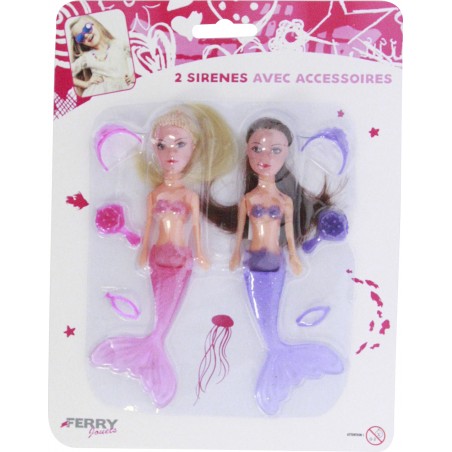  2 SIRENES AVEC ACCESSOIRES