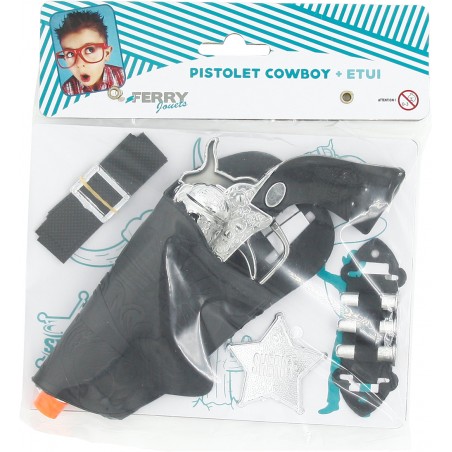  PISTOLET COW BOY AVEC ETUI