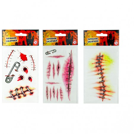  TATOO HALLOWEEN CICATRICES