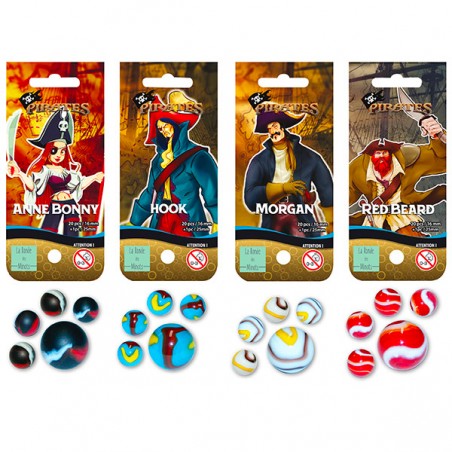  COLLECTION PIRATES 20 BILLES+1CALOT 