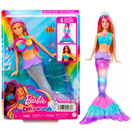  BARBIE SIRENE LUMIERES DE REVE