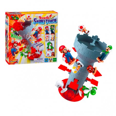  SUPER MARIO BLOW UP! SHAKY TOWER
