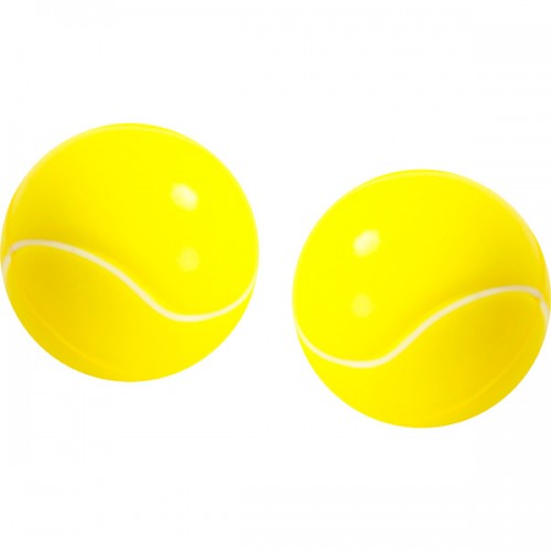  2 BALLES MOUSSE 6 CM X-AEQUO