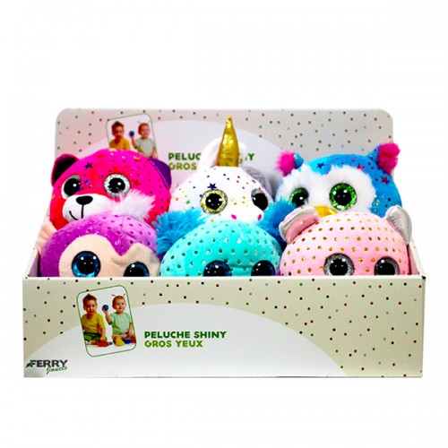  PELUCHE 18 CM  GROS YEUX DB 6
