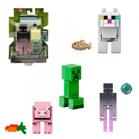  FIGURINE MINECRAFT 8CM VANILLA ASST