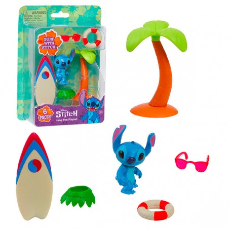  COFFRET STITCH FIGURINE 7CM + ACCESSOIRE