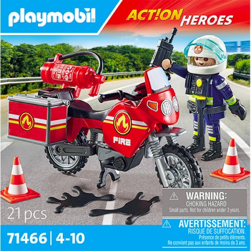 POMPIER ET MOTO