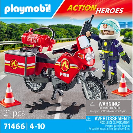  POMPIER ET MOTO