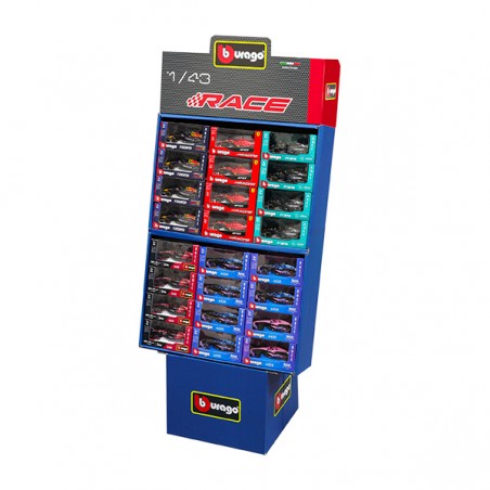  BOX VEHICULES 1/43 FORMULE 1 - 48 PCS