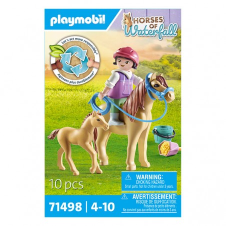  ENFANT AVEC PONEYS
