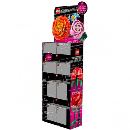  PRESENTOIR LEGO FLEURS - 45 PCS