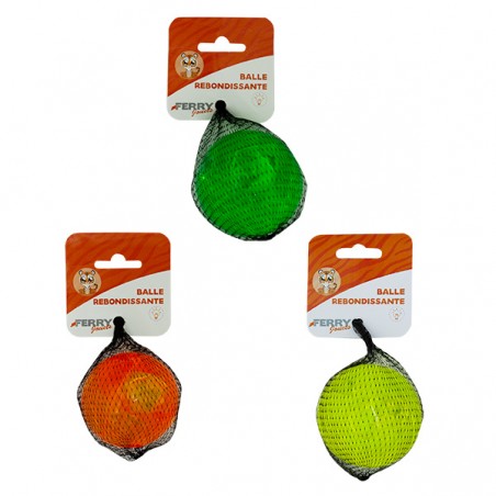  BALLE FLUO PAILLETÉE Ø 7,5CM