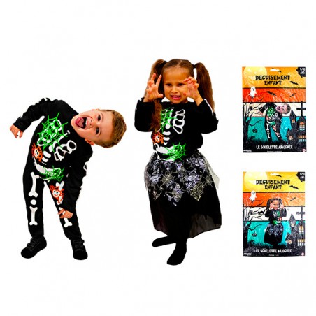  DEGUISEMENT SQUELETTE ENFANT 7/10 ANS