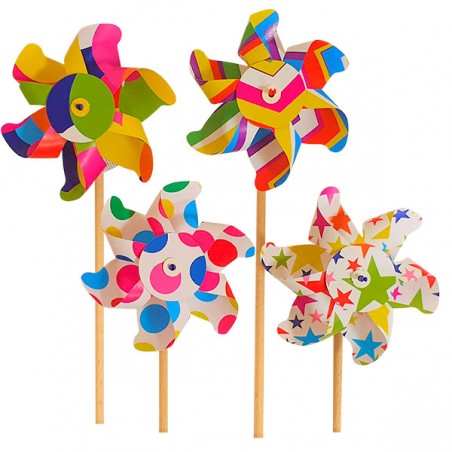  MOULIN A VENT ECO-GREEN D.12CM BOIS