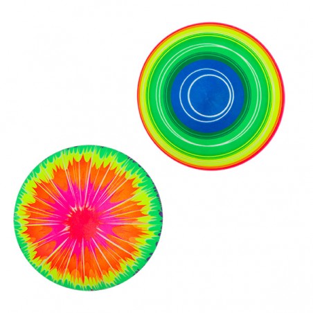  BALLON FLUO PVC D.15CM DEGONFLE