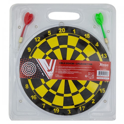  CIBLE D24CM + 2 FLECHETTES