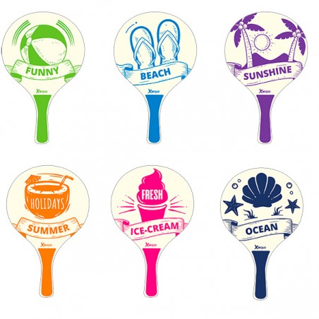  BEACH BALL NATUREL 1 COULEUR D.24CM 6MM