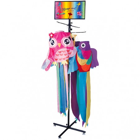  ATTRAPE VENT POISSON OU CHOUETTE 100 CM