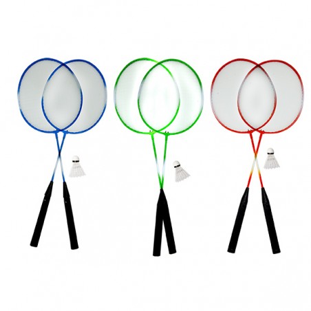  2 RAQUETTES BADMINTON METAL XAEQUO