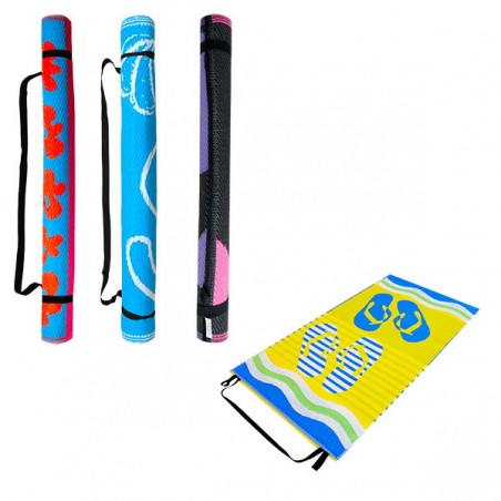  NATTE PLASTIQUE ROULEE DOUBLEE 180X90CM