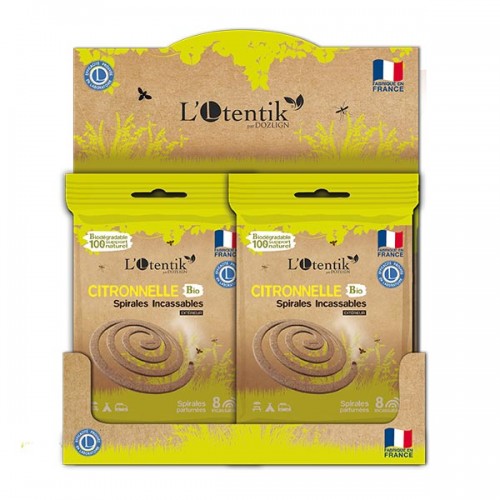  8 SPIRALES CITRONNELLE DB 20
