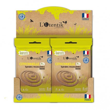  8 SPIRALES CITRONNELLE DB 20
