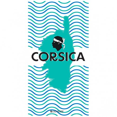  SERVIETTE CORSICA MICROFIBRE 90X170CM