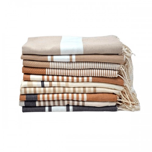  FOUTA PLATE NATUREL 100X200CM