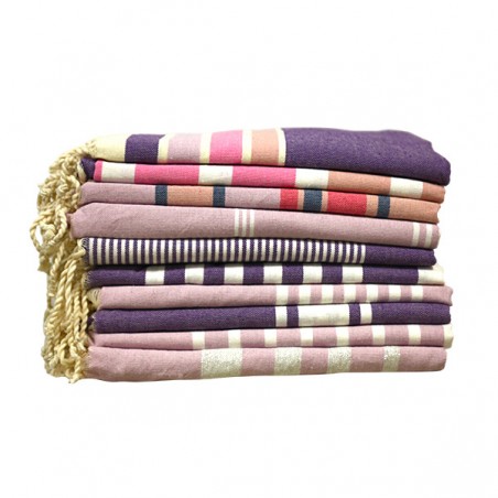  FOUTA PLATE VIOLET 100X200CM
