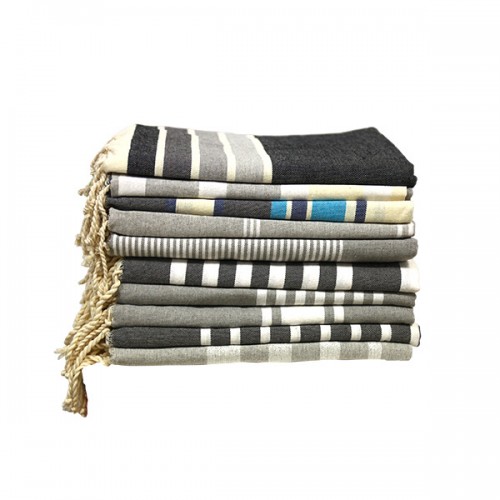  FOUTA PLATE GRIS 100X200CM