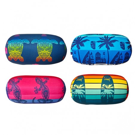  COUSSIN DE PLAGE IMPRIME 15X30CM