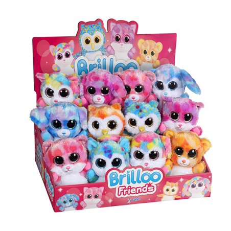  LES BRILLOO FRIENDS 13CM ASST DB12