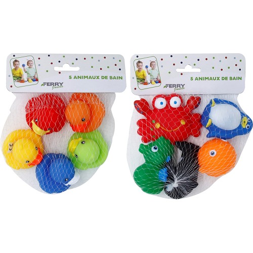  5 ANIMAUX DE BAIN
