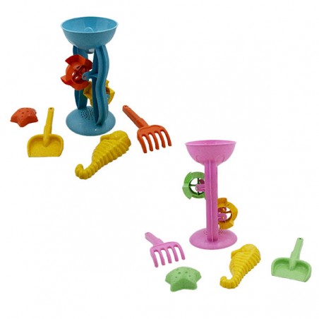  MOULIN A SABLE GARNI 27CM ECOFRIENDLY