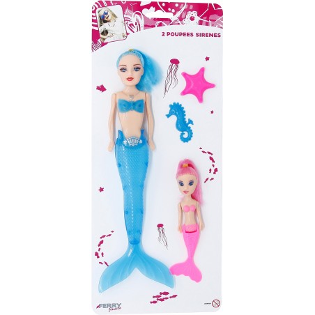  MANNEQUIN SIRENE ET SON BEBE