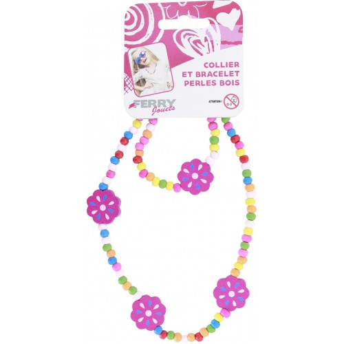  COLLIER ET BRACELET PERLES...