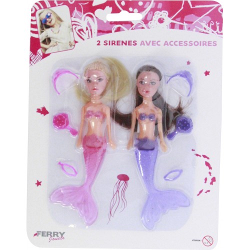  2 PETITES SIRENES AVEC...