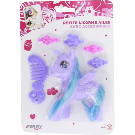  PETITE LICORNE AILEE ET ACCESSOIRES