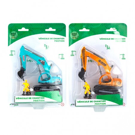  PELLETEUSE A FRICTION ET FIGURINES