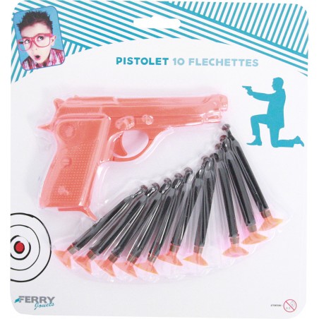  PISTOLET 13CM 10 FLECHETTES