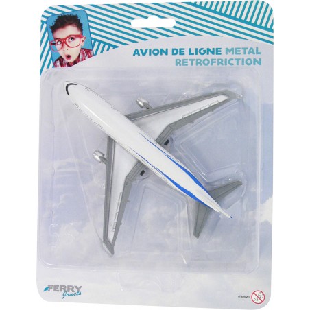  AVION DE LIGNE METAL RETROFRICTION