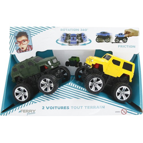  2 VOITURES TOUT TERRAIN A...