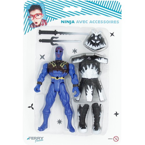  NINJA 16 CM AVEC ACCESSOIRES