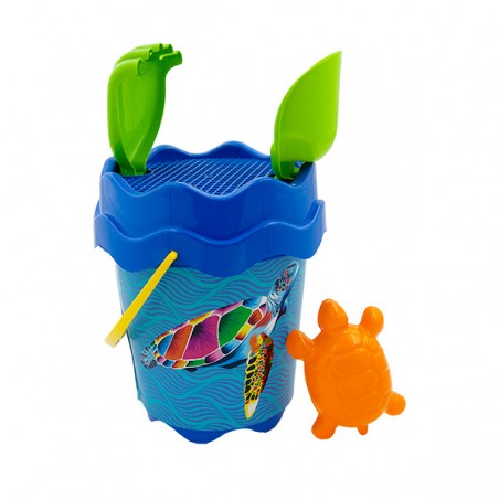  SEAU GARNI ANIMAUX MARIN D.17CM