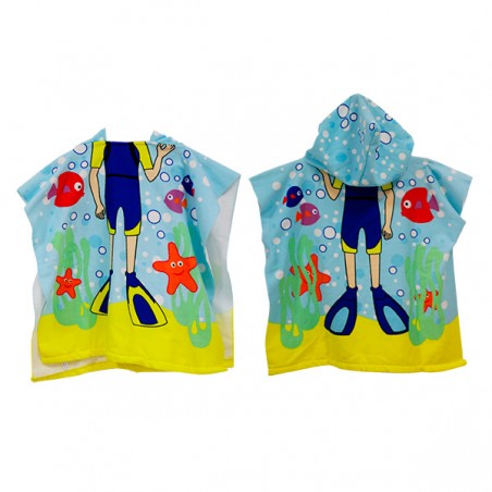  PONCHO PLONGEUR MICROFIBRE