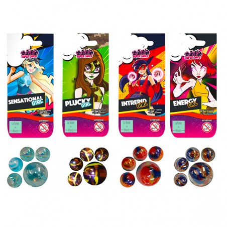  20 BILLES SUPER GIRLS + 1 CALOT DB 20